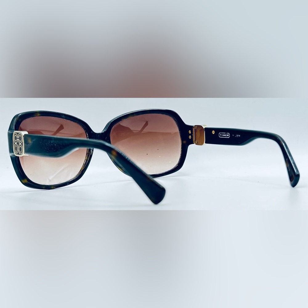 Coach S8013 Tortoise Oval Sunglasses Frames Only - Picture 5 of 8